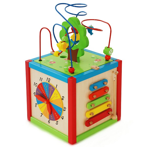 East Coast Wooden Activity Cube  - click here for full details.