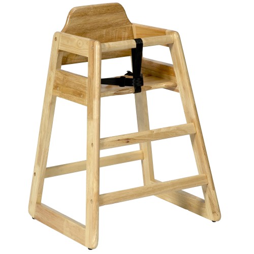 Eurobambino Wooden Highchair Natural - click here for full details.