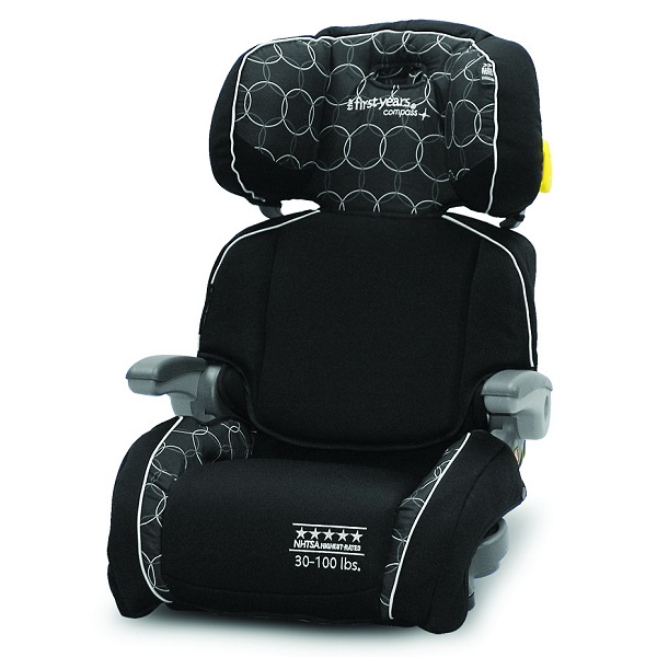 This is the The First Years Compass Folding Adjustable Group 2 3 Car Seat Black Grey Spirograph from the Car Seat Carseat range - click here for full details.