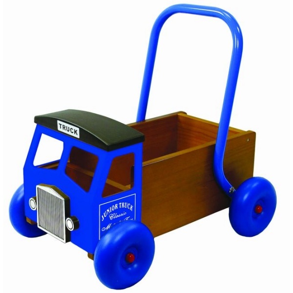 This is the Great Gizmos Wooden Baby Walker Truck Blue from the Big Toy range - click here for full details.