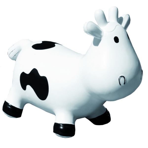 Kidzzfarm Betsy The Cow Animal Hopper White - click here for full details.
