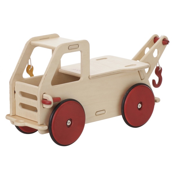 Wooden Toy - click here for a close up image of the Moover Wooden Baby Truck Natural
