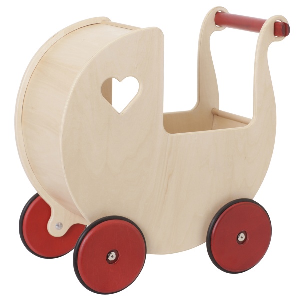 Moover Wooden Pram Natural - click here for full details.