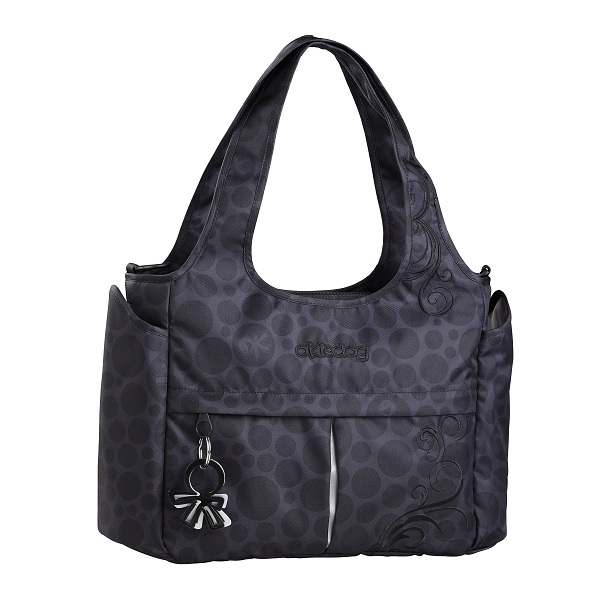 Okiedog Celeb Tote Bliss Black Circles - click here for full details.