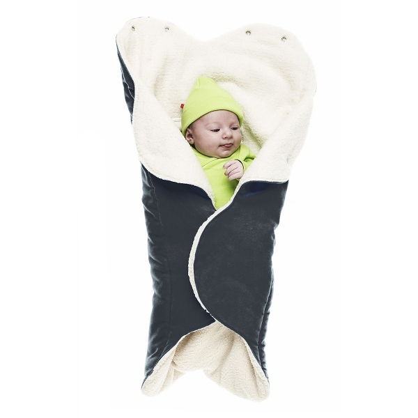 Wallaboo Wrapper Fleece Lined  Black - click here for full details.
