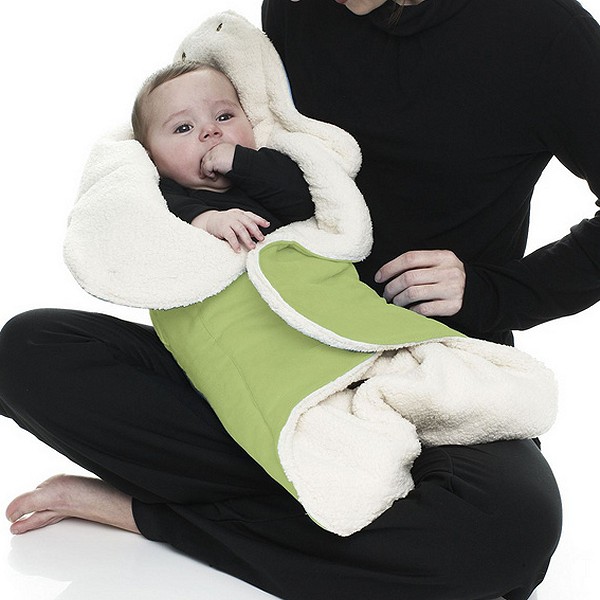 Wallaboo Wrapper Fleece Lined Lime - click here for full details.