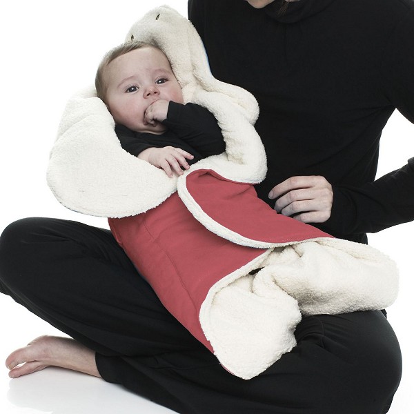 Wallaboo Wrapper Fleece Lined Red - click here for full details.