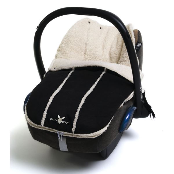 Wallaboo Newborn Footmuff  Black - click here for full details.