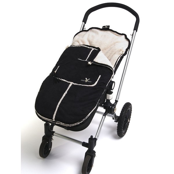 Wallaboo Pushchair Footmuff  Black - click here for full details.