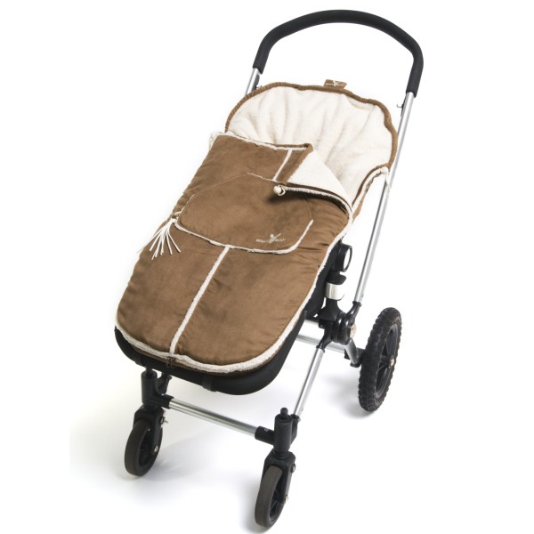 Wallaboo Pushchair Footmuff  Chocolate - click here for full details.