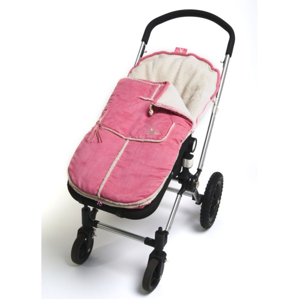 Wallaboo Pushchair Footmuff  Pink - click here for full details.