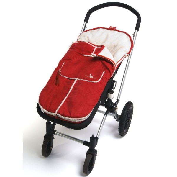 Wallaboo Pushchair Footmuff  Red - click here for full details.